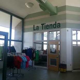 The La Tienda store sells Girl Scouts products.