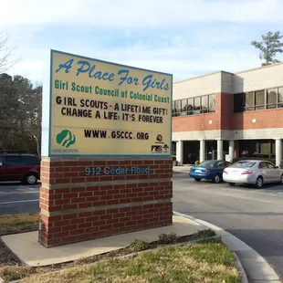 Sign outdide building.
