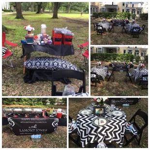 Birthday party in the park