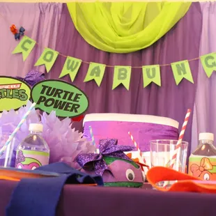 Superhero Character Party Themes with custom decor and hosted activities