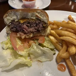 A not medium rare burger