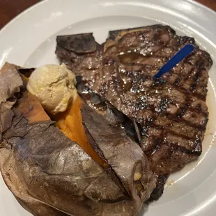 T-Bone 16 oz. With sweet potato