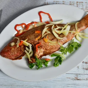 Creole Red snapper/ Froed or Stew