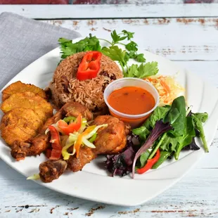 Creole chicken/Red beans and rice