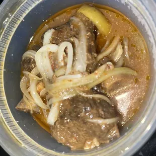 Stewed goat