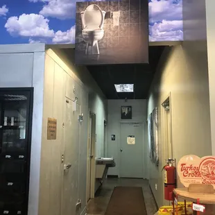 Toilet hallway (pic at top)