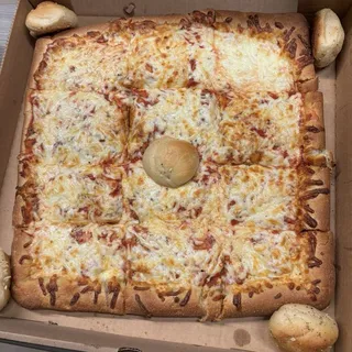 Cheese Sicilian Square Pizza