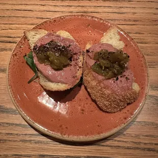 Chicken Liver Crostini