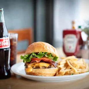 Bacon American cheese Burger