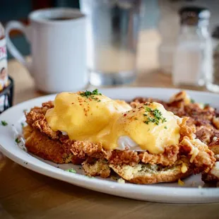 Fried Chicken Benedict