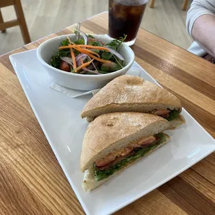 BLT with spicy chipotle mayo so watch out!