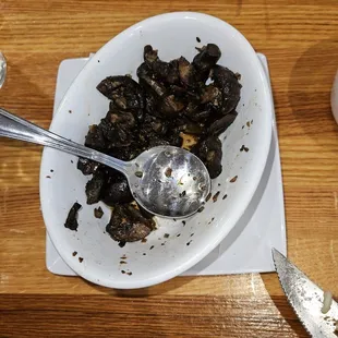 a plate of food on a table