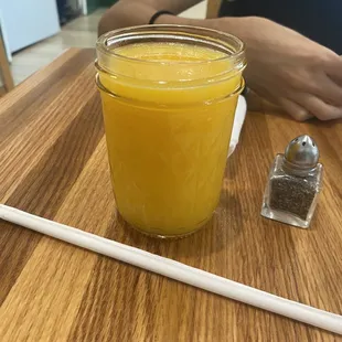 Small orange juice