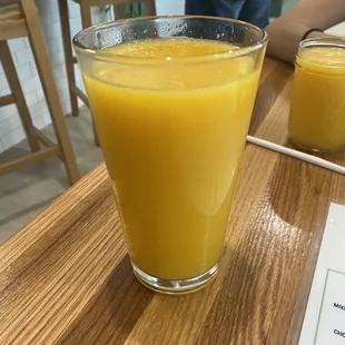 Large orange juice