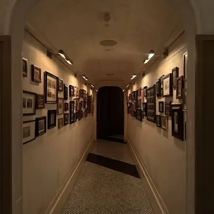 Hallway near the bathroom