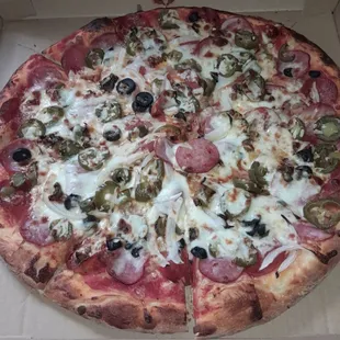 pizza, food
