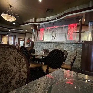 View from table inside