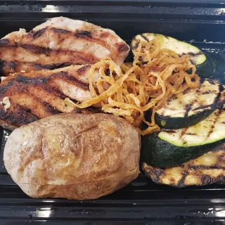 Charbroiled Boneless Prime Pork Chops Dinner