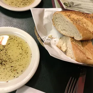 Bread and oil