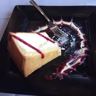 Raspberry cheesecake. Also very tasty.