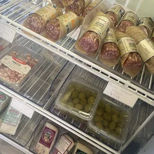 Imported Salami  Imported kalamata olives