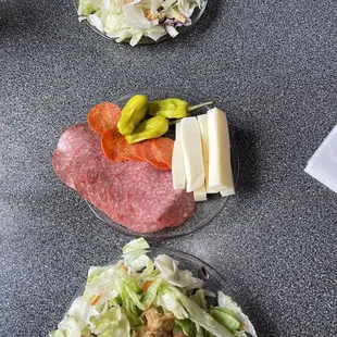 Salad and antipasto