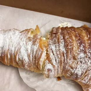 Lobster tail pastry from their market section.