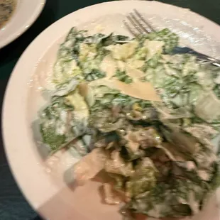 Caesar salad - had a bite to it tasted homemade