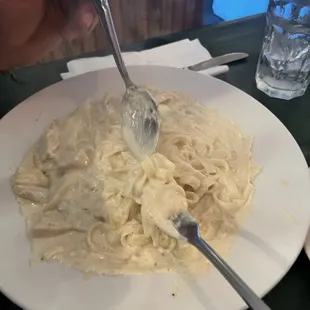 Chicken fettuccine alfredo