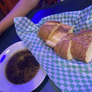 Bread and oil dip