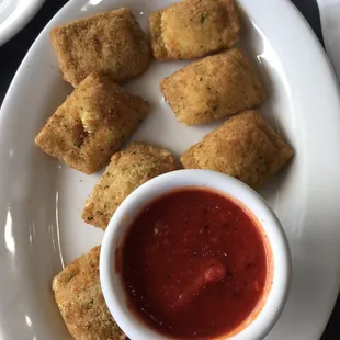 FRESH fried ravioli. So good!!!