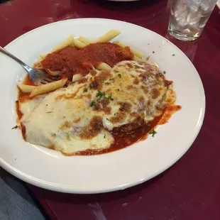 Chicken Parmesiana.