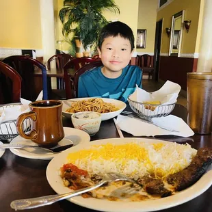 Wednesday lunch with my little boy.