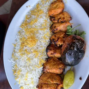 Chicken Kabob Plate