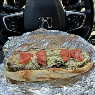 Whole Philly cheesesteak $15.89  (instagram: @issa.cheatday)