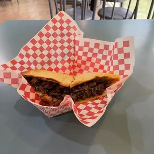 Steak and cheese sub - yummy