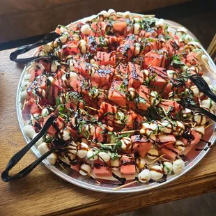 Caprese Watermelon Platter