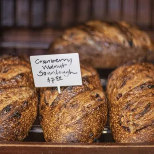Cranberry Walnut Sourdough