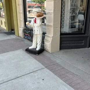 Cute doorman.