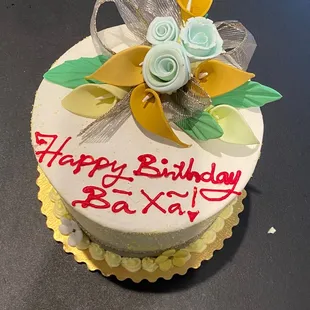 Mocha cake for my wife's birthday