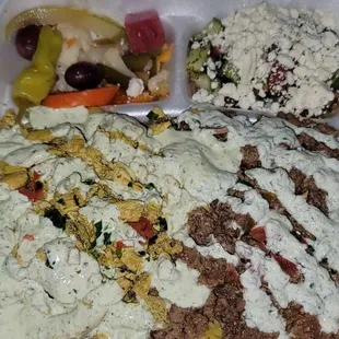 Chicken / Beef combo. Excellent.