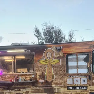 an egyptian food truck