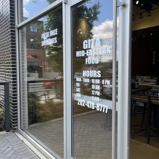 outside of restaurant