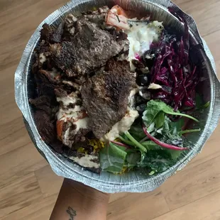 Beef and lamb bowl