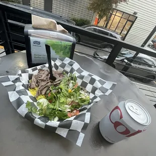 This is beef &amp; lamb bowl with a fresh rice &amp; toppings, i really loved it, food just awesome