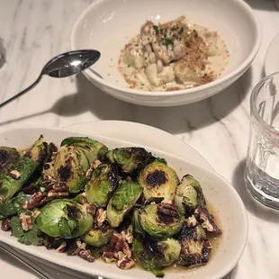 Brussels sprouts &amp; mushroom gnocchi