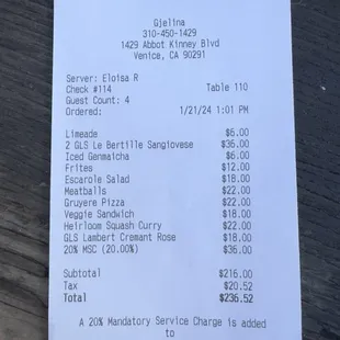 Guaranteed 20 % Tip