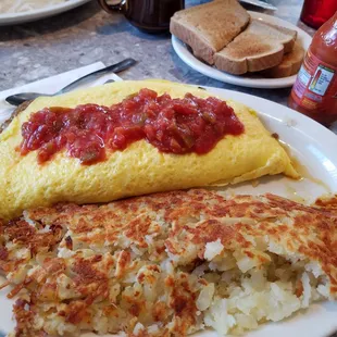 This is a Mexican omelette.