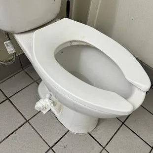 Probably safer to eat and then use the restroom. Cmon GK AND Customers, lets keep GK Mongolian cleaner!