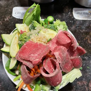 salads, food